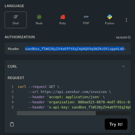 Fig. 3: Preparing for an API test