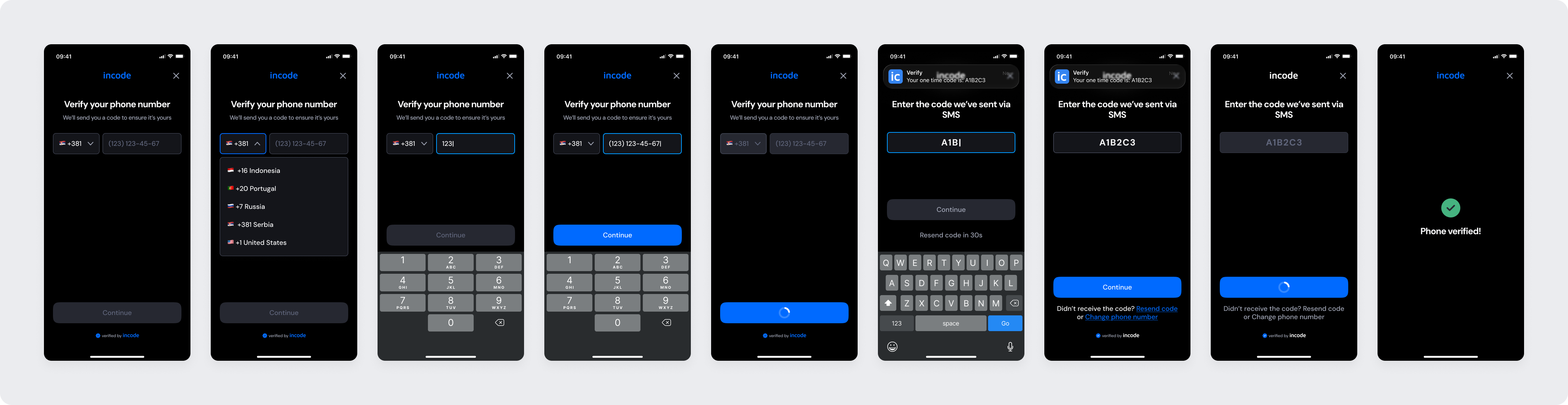 Geolocation module - Happy Path in Dark mode