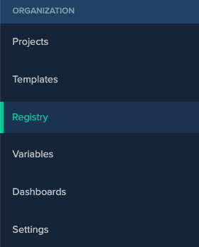 registry menu