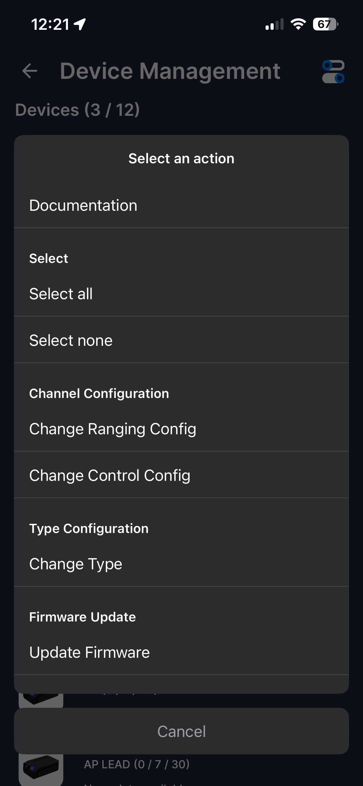 Change Config