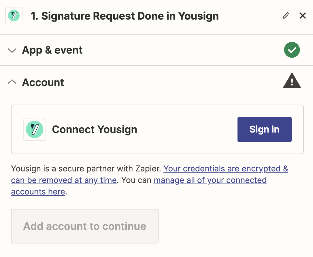 Connect Yousign And Zapier Connect Yousign And Zapier