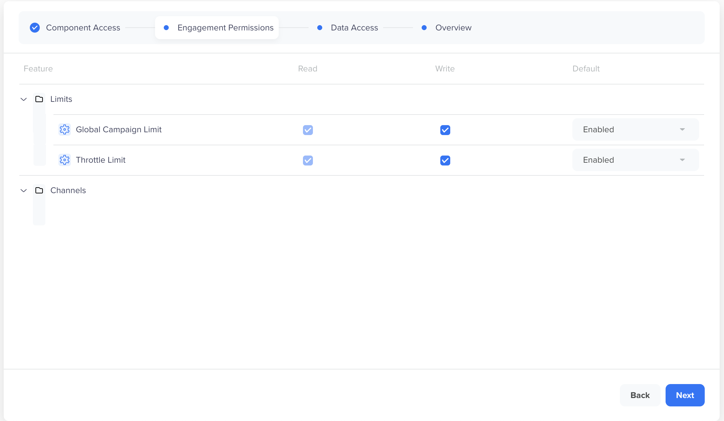 Engagement Permissions