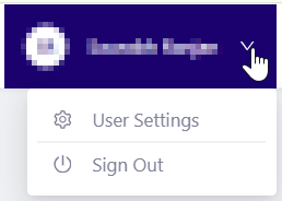 User Account options