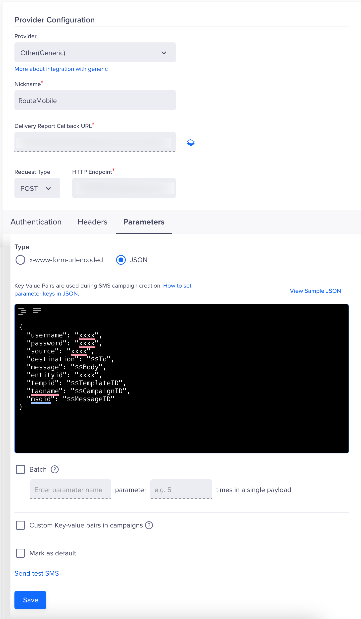 Provider Configuration