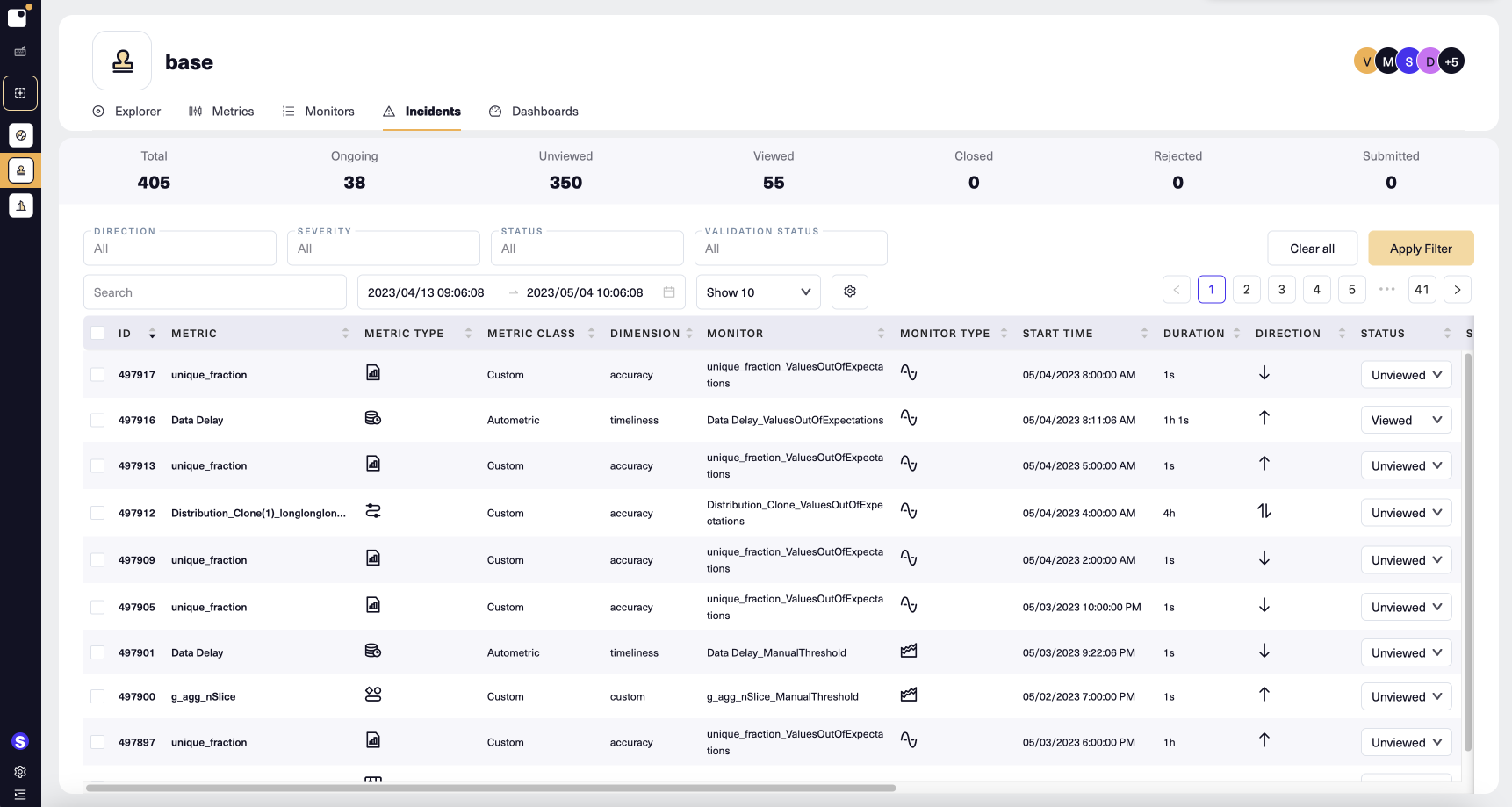 Manage Incidents