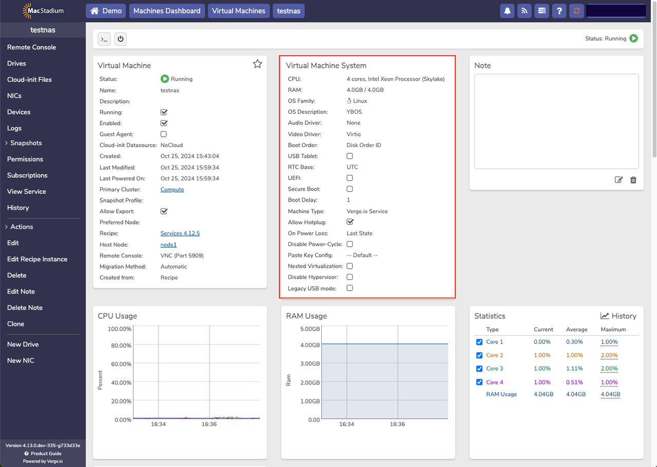 Virtual Machine System