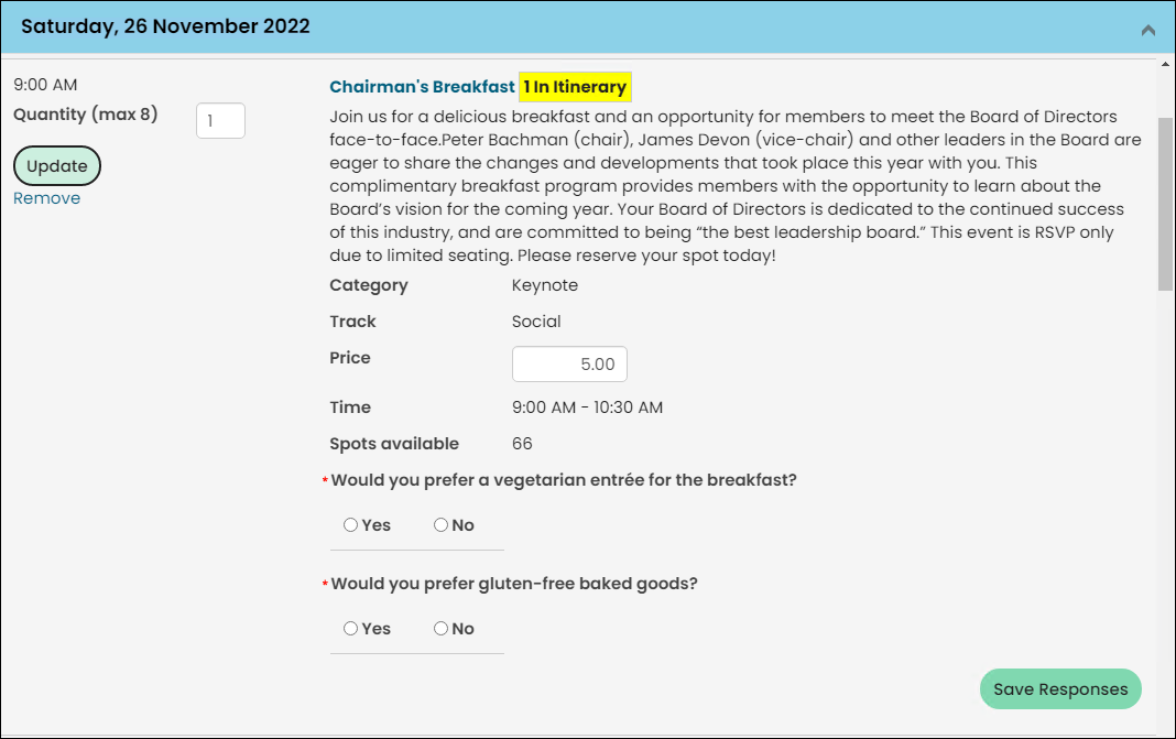 Program item question