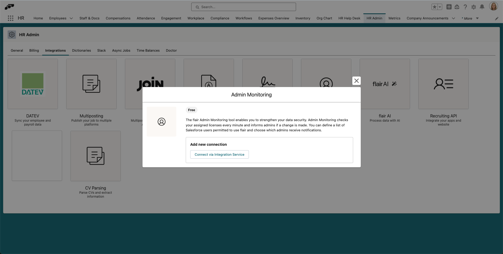 Set up Admin Monitoring