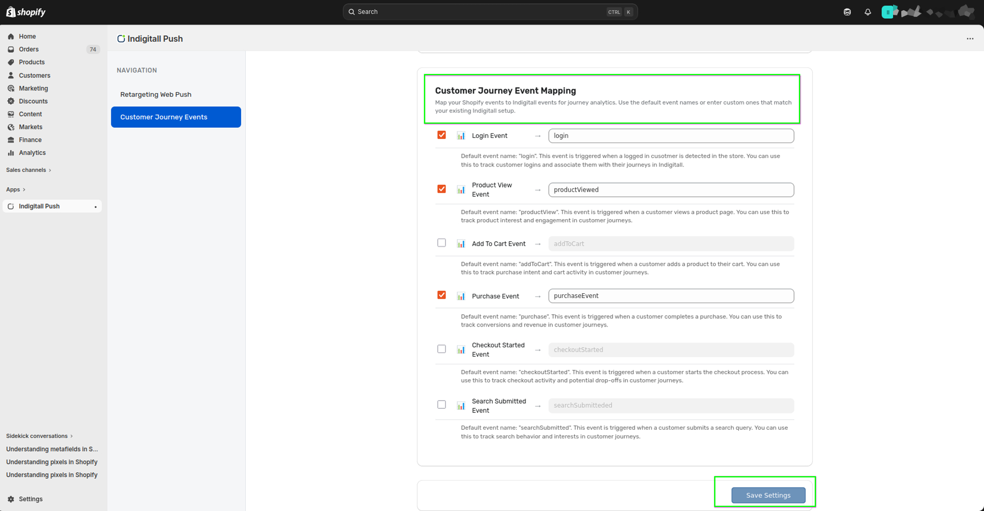 Customer Journey Event Mapping