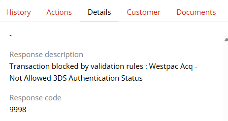The Transaction details screen in the OnlinePay dashboard