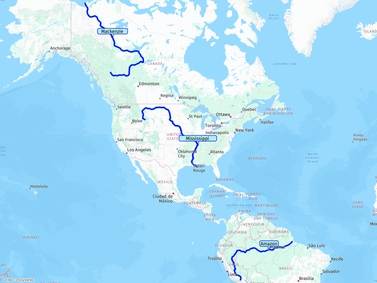 Compressed MultiLineString geometry with additional style customization on a map image