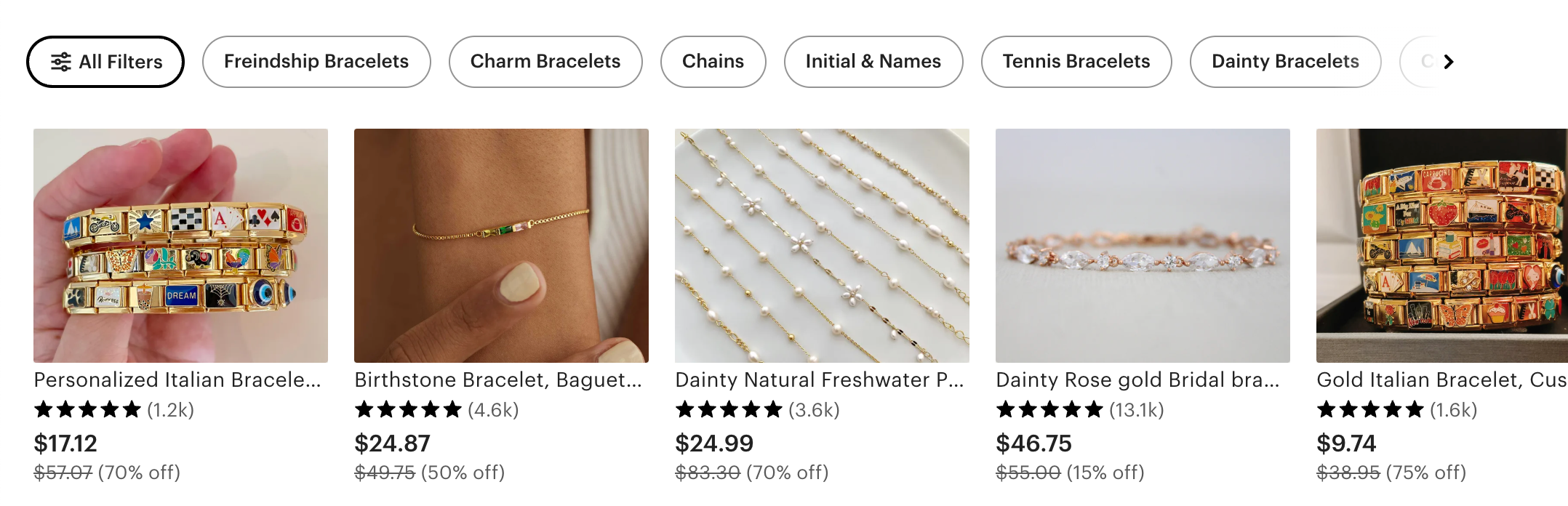 Displaying related categories alongside the search results