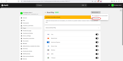 Image 7. Manage option