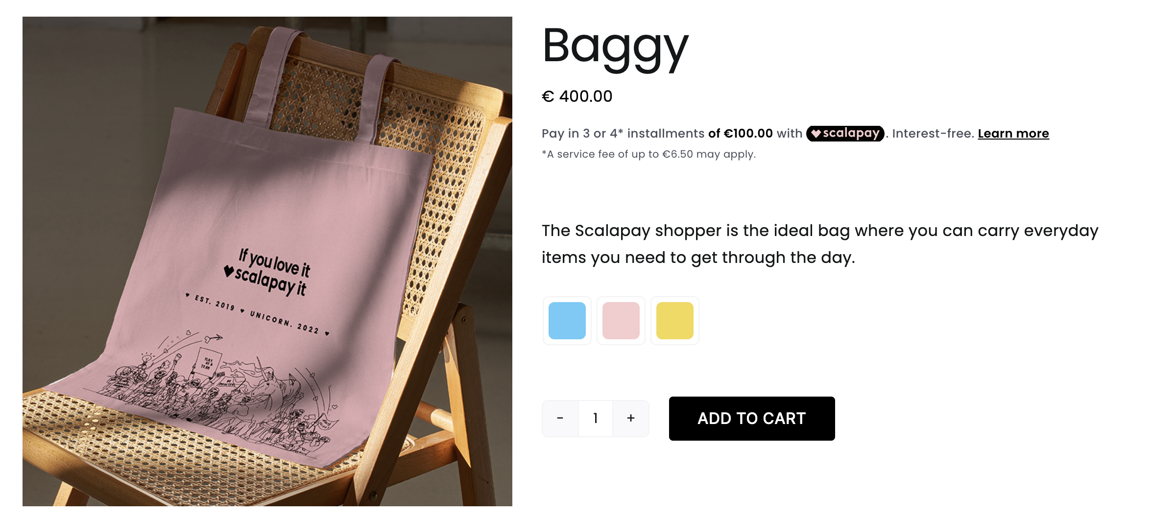 Scalapay on Product page