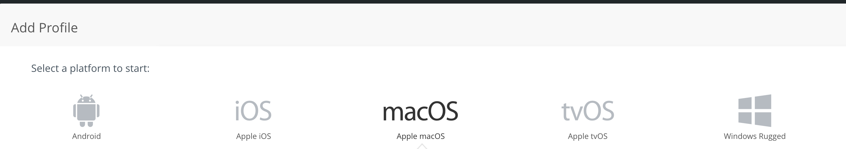 Add macOS profile