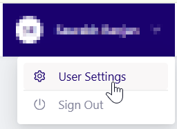 User Settings