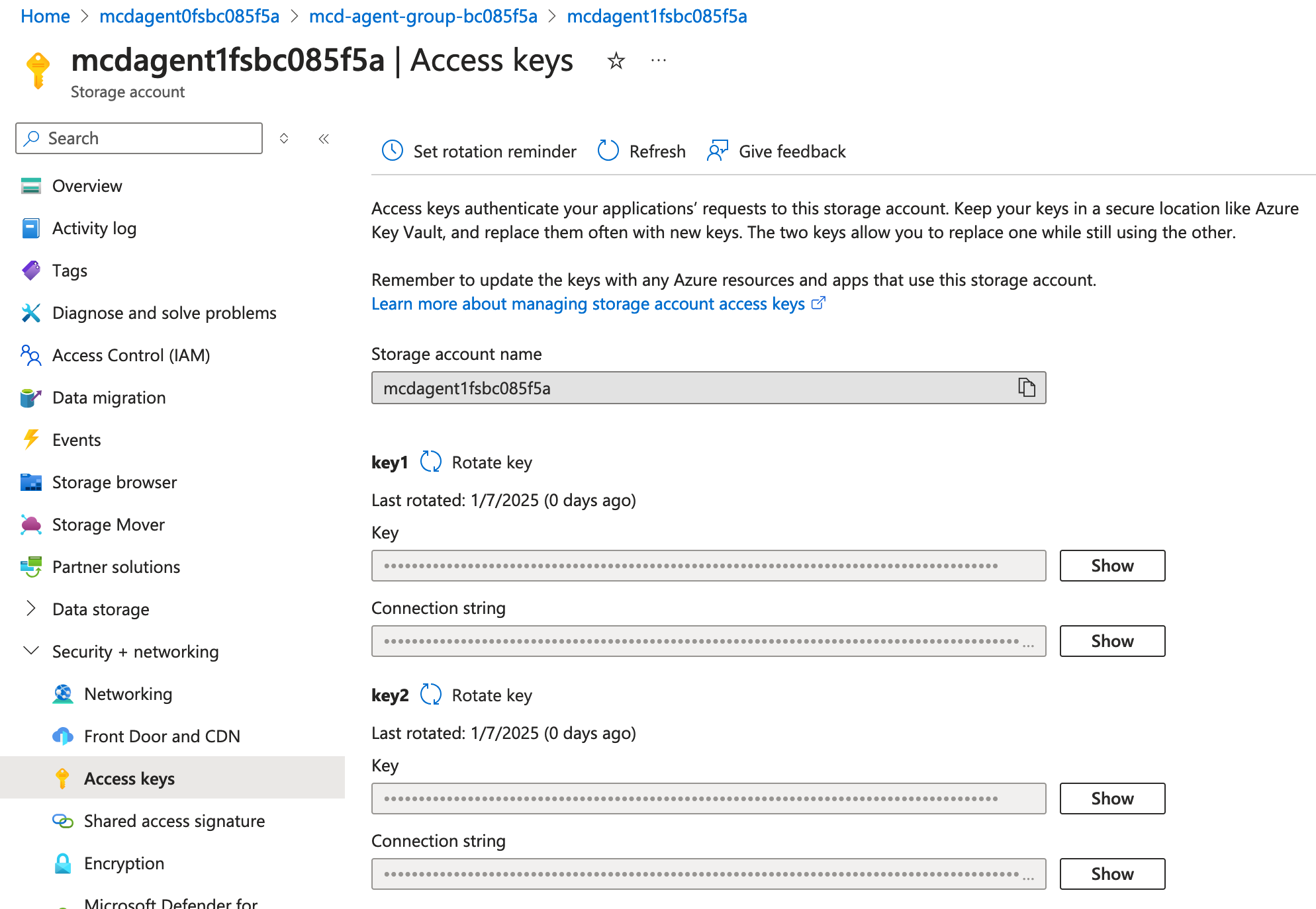 Azure Portal Example