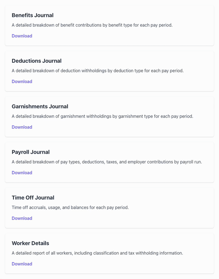 Employer documents