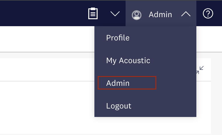 Admin area access in Tealeaf