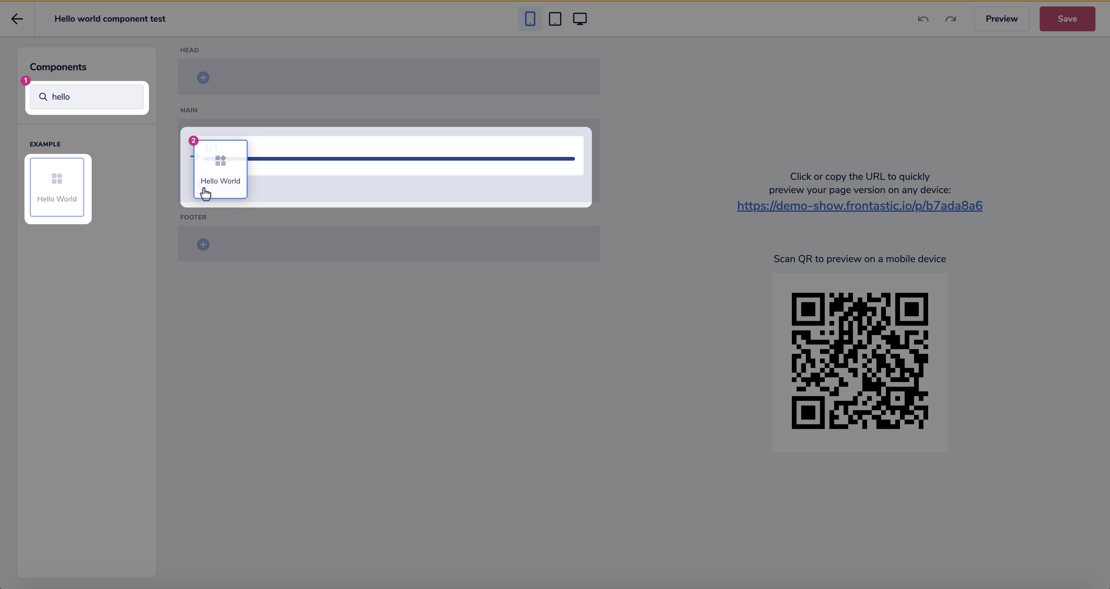 Find your component and drag into layout element.png