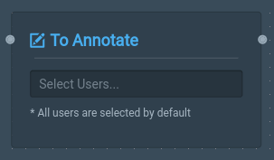 To Annotate block in workflow editor (click on image to enlarge)