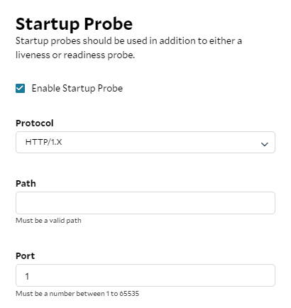 You can now enable and configure HTTP probes on your containers.