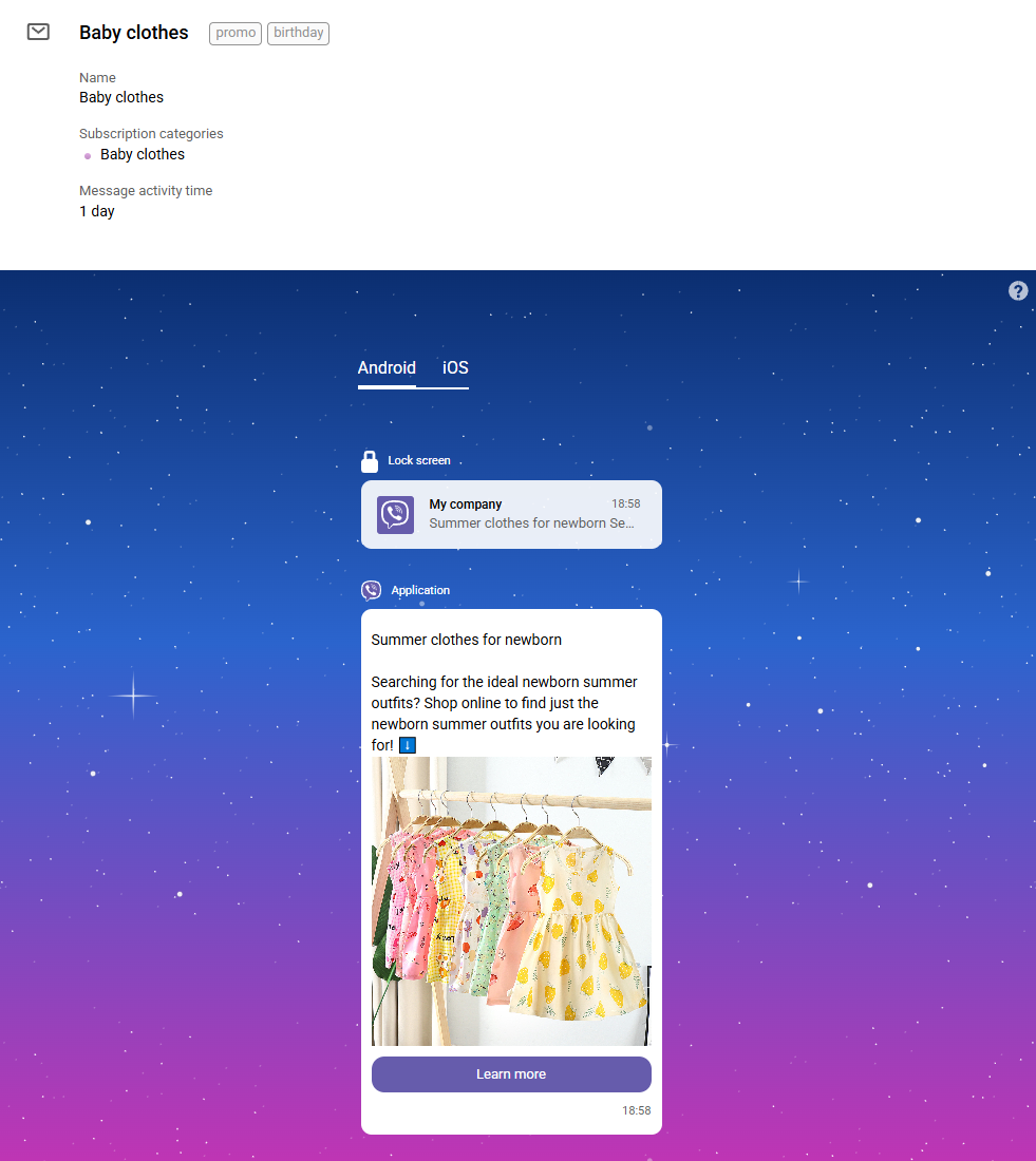 Viber preview