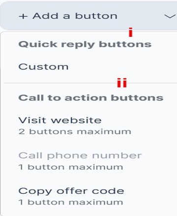 Figure 47: Adding Buttons.