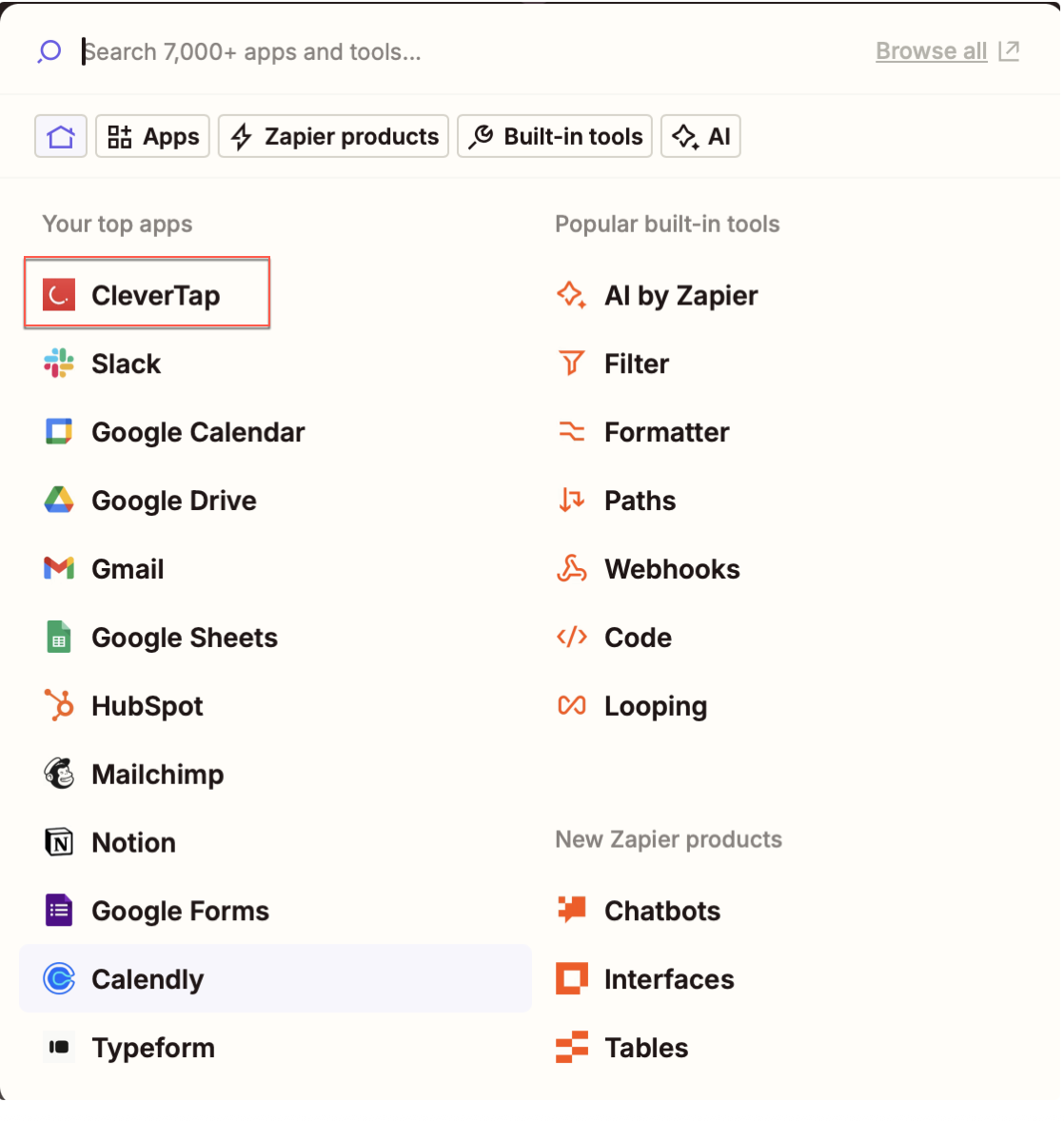 CleverTap Action