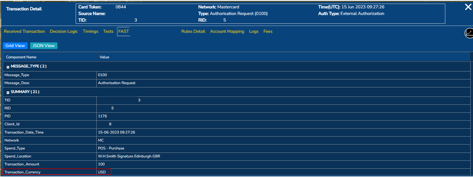 Non default supported currency transaction mapping: Part 1