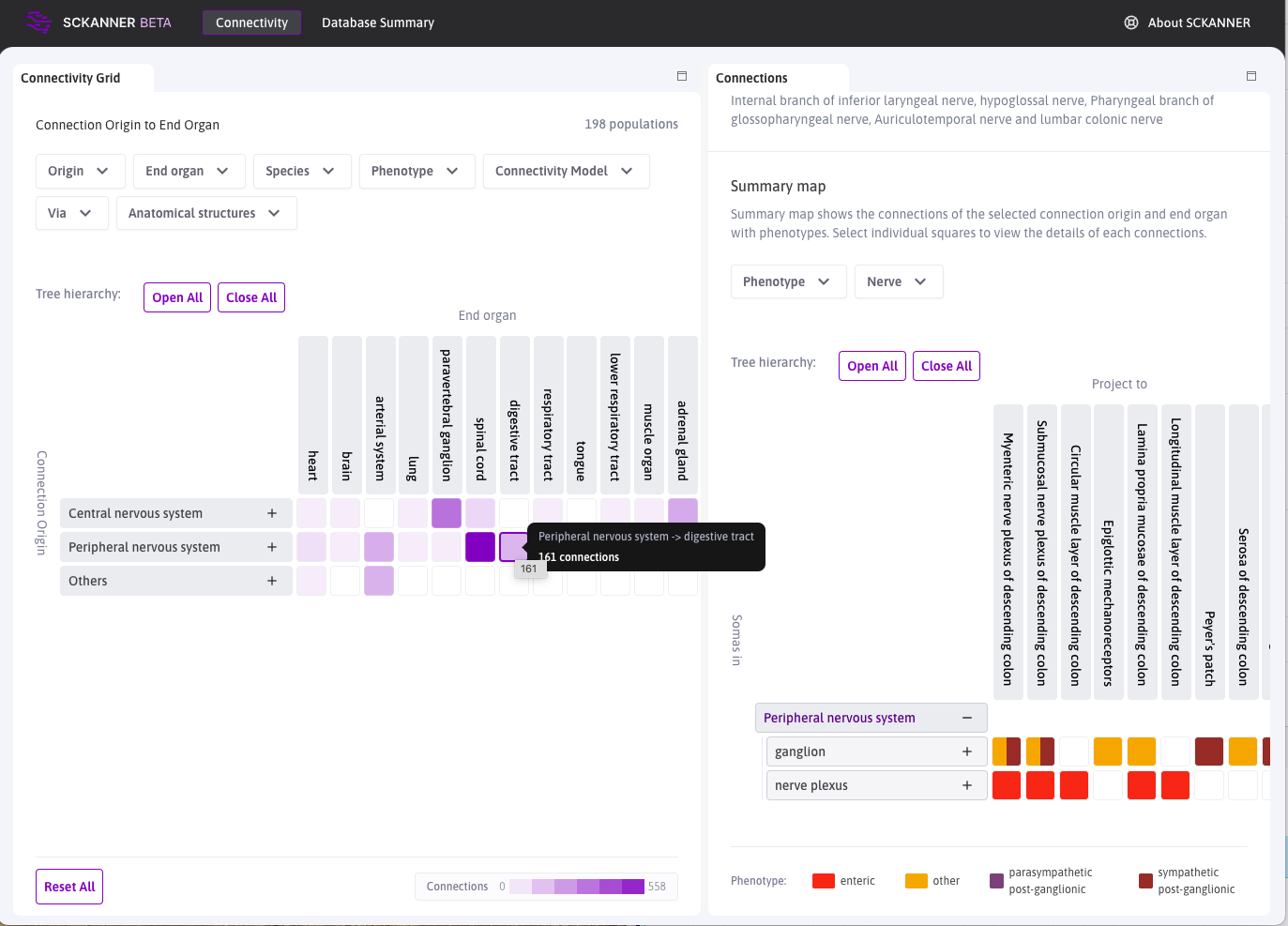 Example of SCKANNER interface