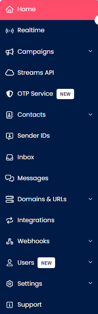 Screenshot of the Home tab in the TextPeak main menu
