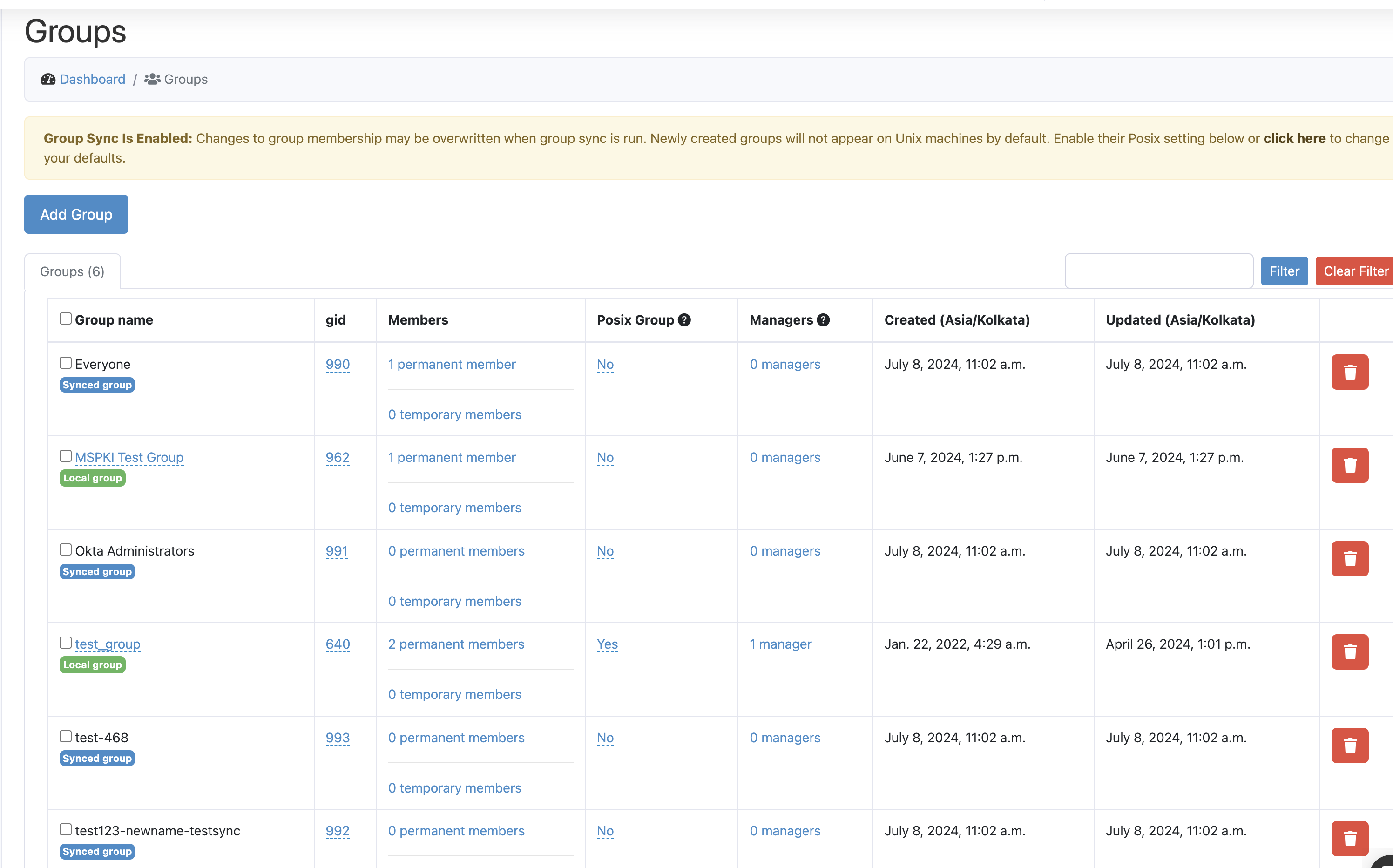 Sync Groups from Okta