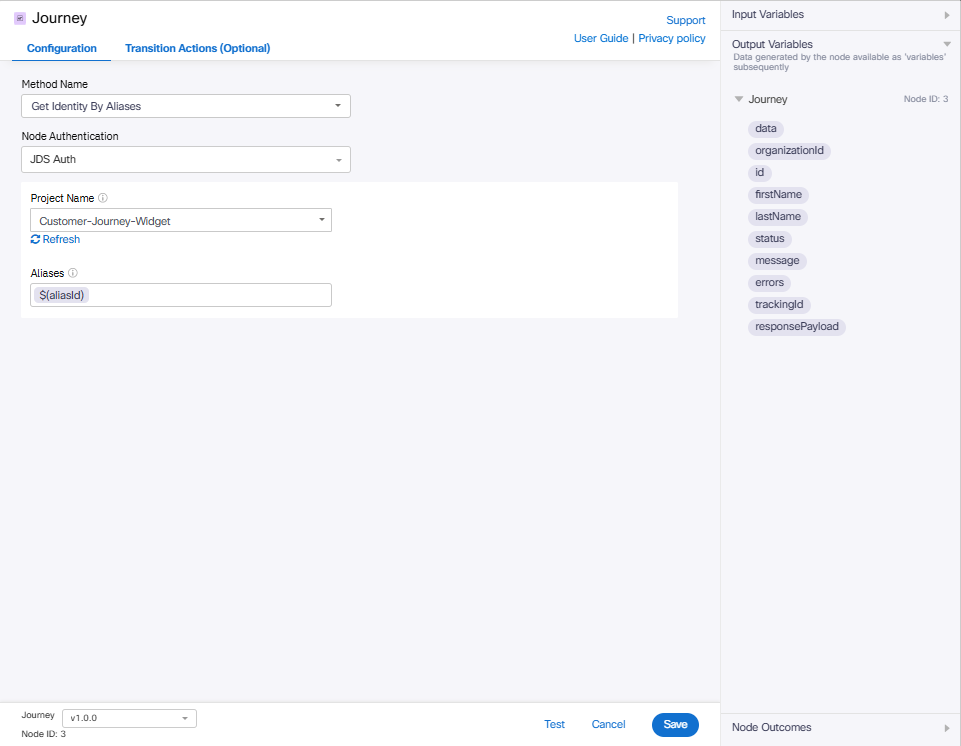 Screenshot for Get Identity by Aliases Method