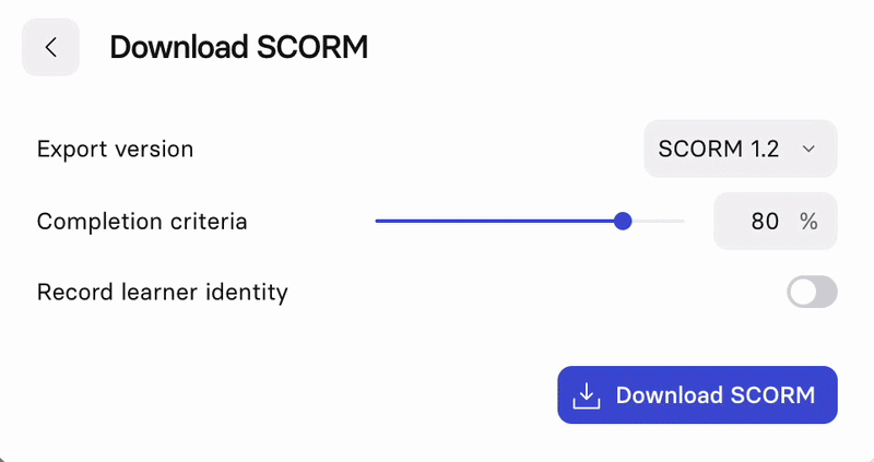 Scorm download