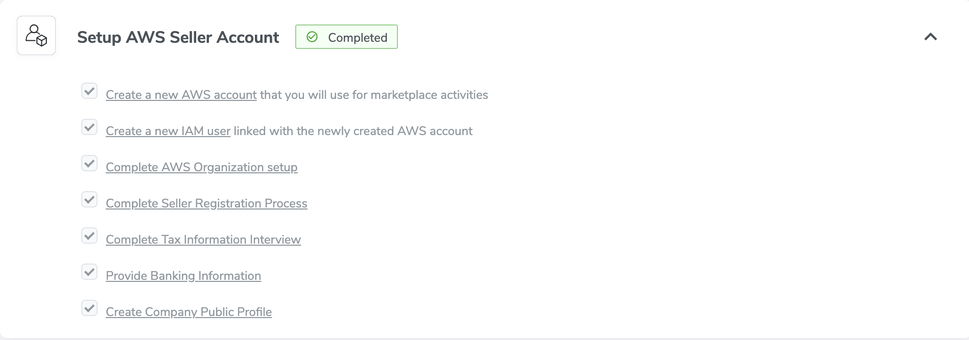 AWS Seller Account Setup