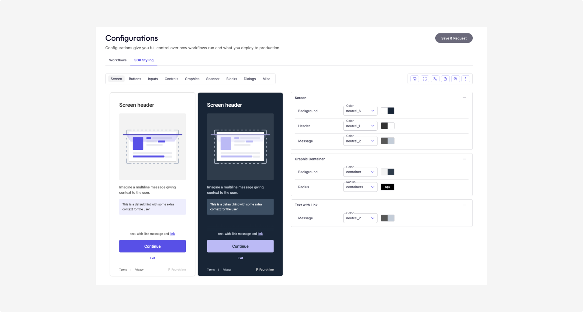 SDK Styling