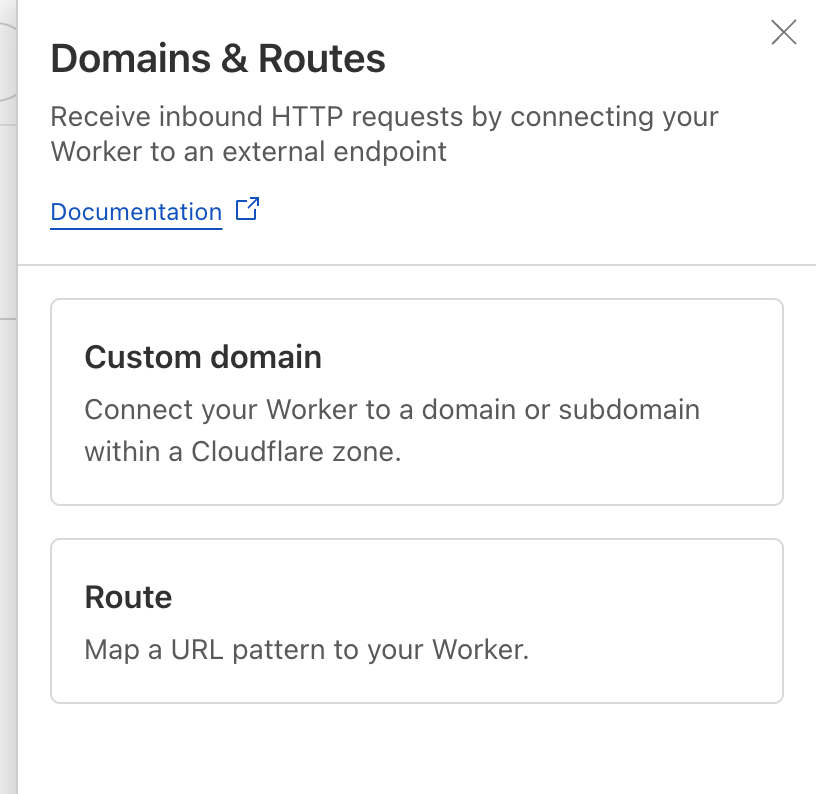 Domains and Routes