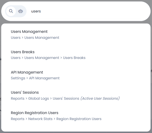 Search Results with Similar Names