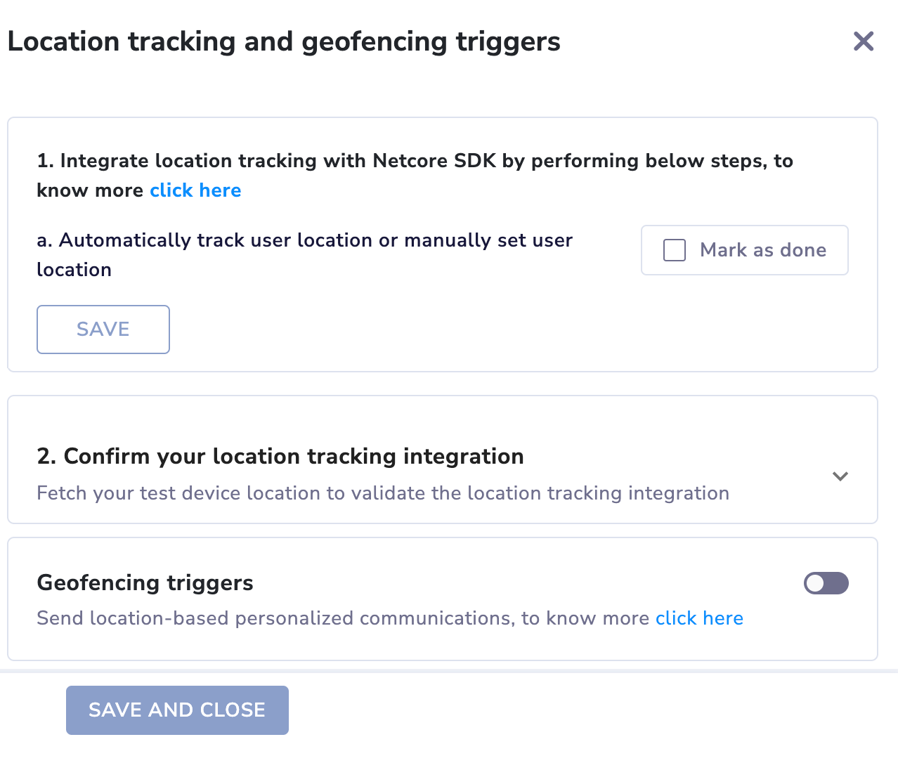 Location Tracking and Geofencing