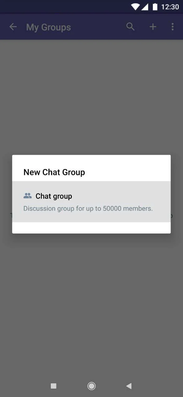 tab chat group