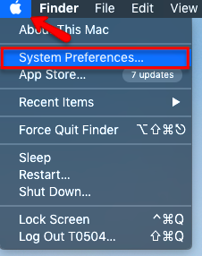 Mac OS X proxy setup – System Preferences
