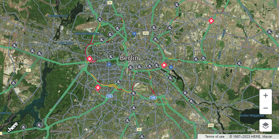 HARP - Map with multiple hybrid layers