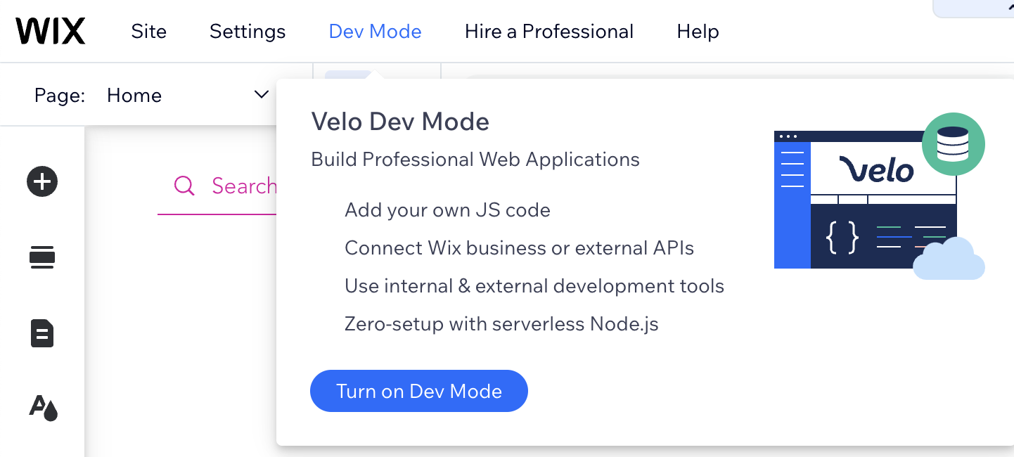 Enabling Developer mode