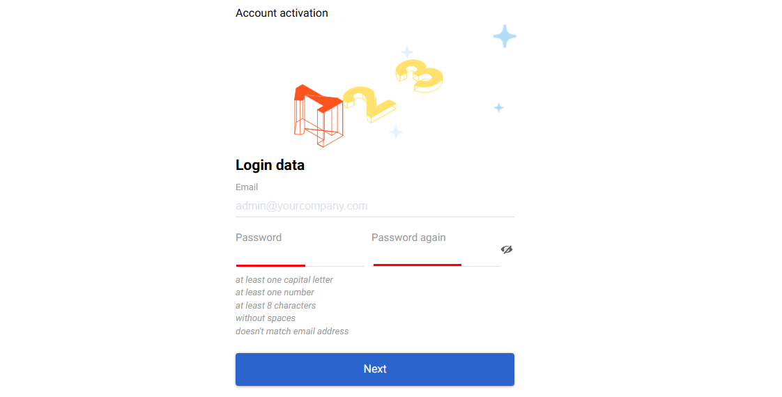 Login data