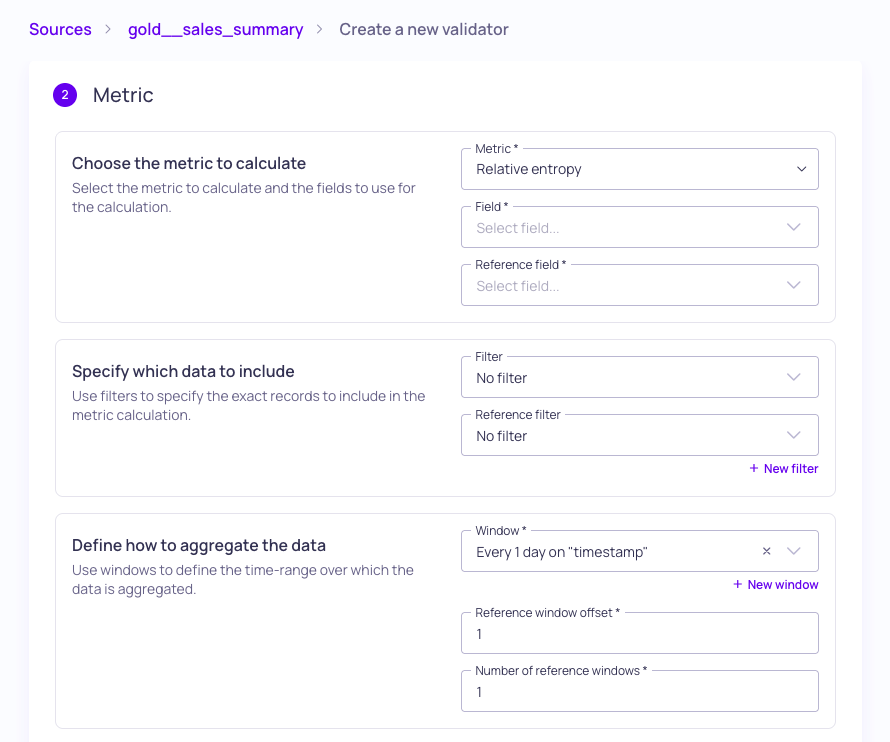 Reference Source Config parameters
