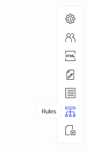 The Rules toolbar item