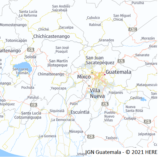 Copyright statement over Guatemala