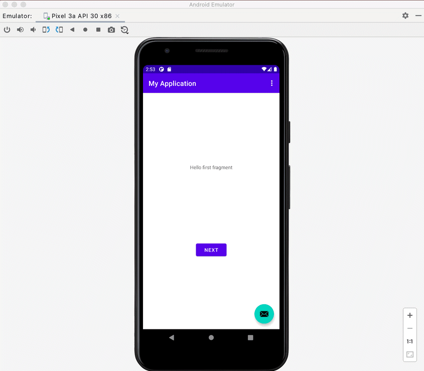Tap the floating action button to launch the Kustomer Chat SDK and open a new conversation.