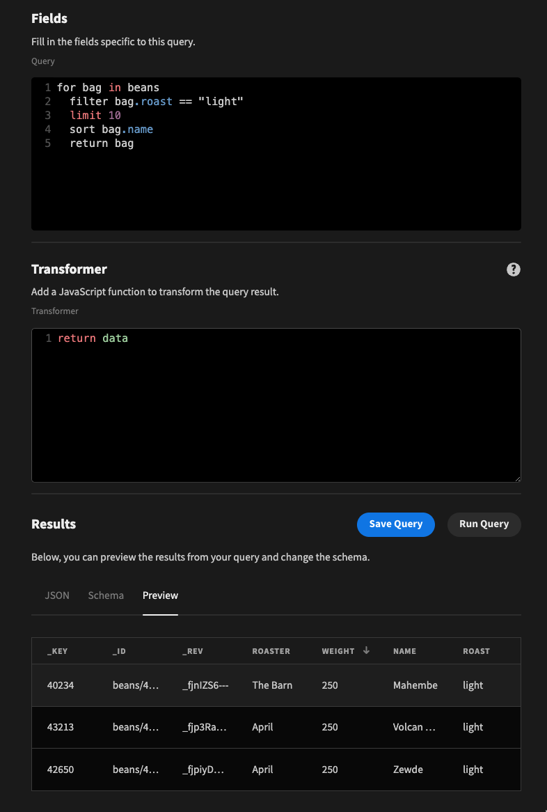 Additional AQL filtering for our query